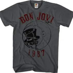 1987 Skull and Moon Bon Jovi T-Shirt