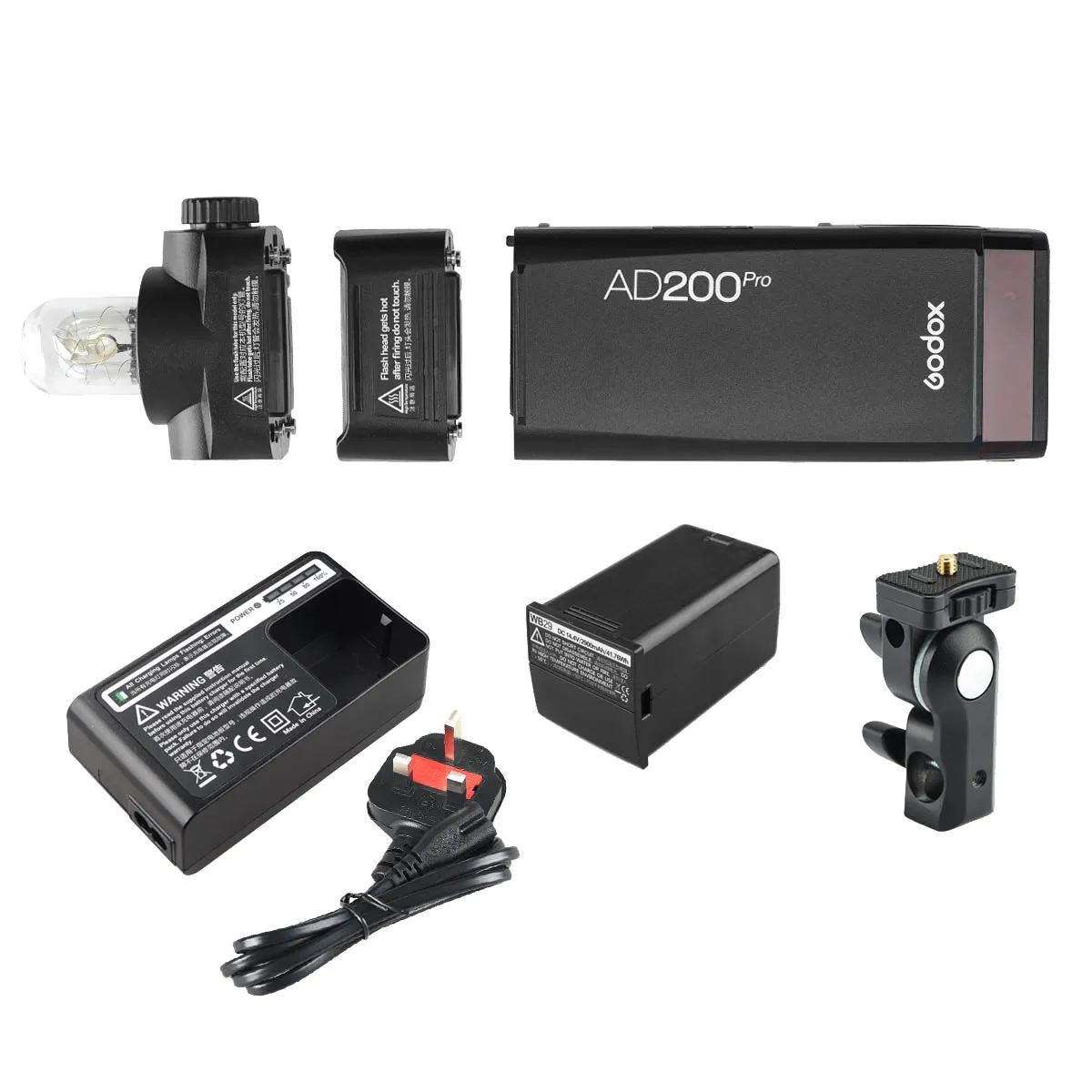 AD200PRO Pocket Flash with Quick-Set Up Softbox Kit