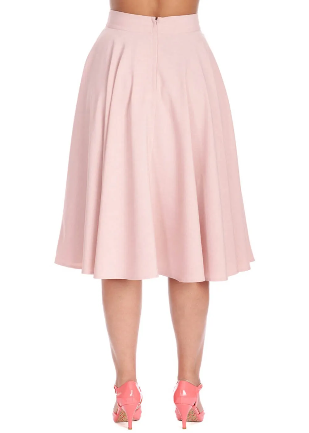 Banned Dance & Sway 50's Swing Skirt Pink