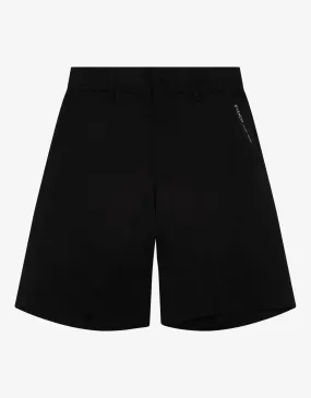 Black Side Logo Chino Shorts