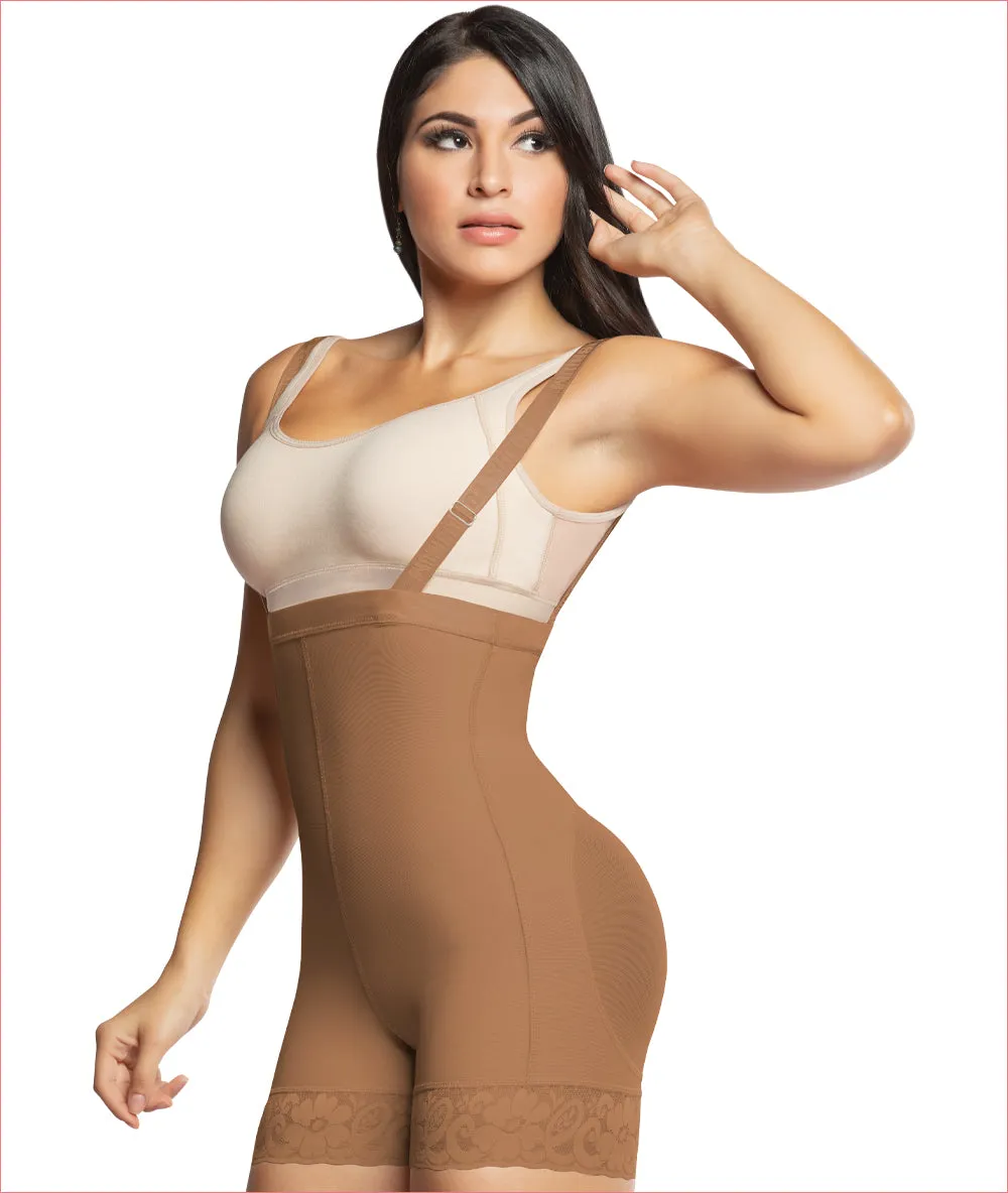 Booty boosting shapewear high waist short - Strapless - C4142