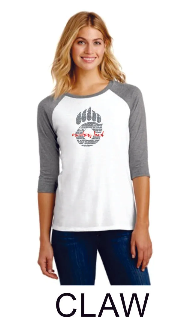 Chap Band Ladies Raglan - Matte or Glitter