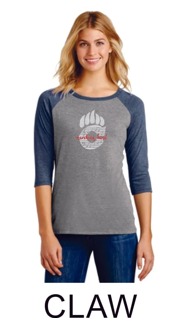 Chap Band Ladies Raglan - Matte or Glitter