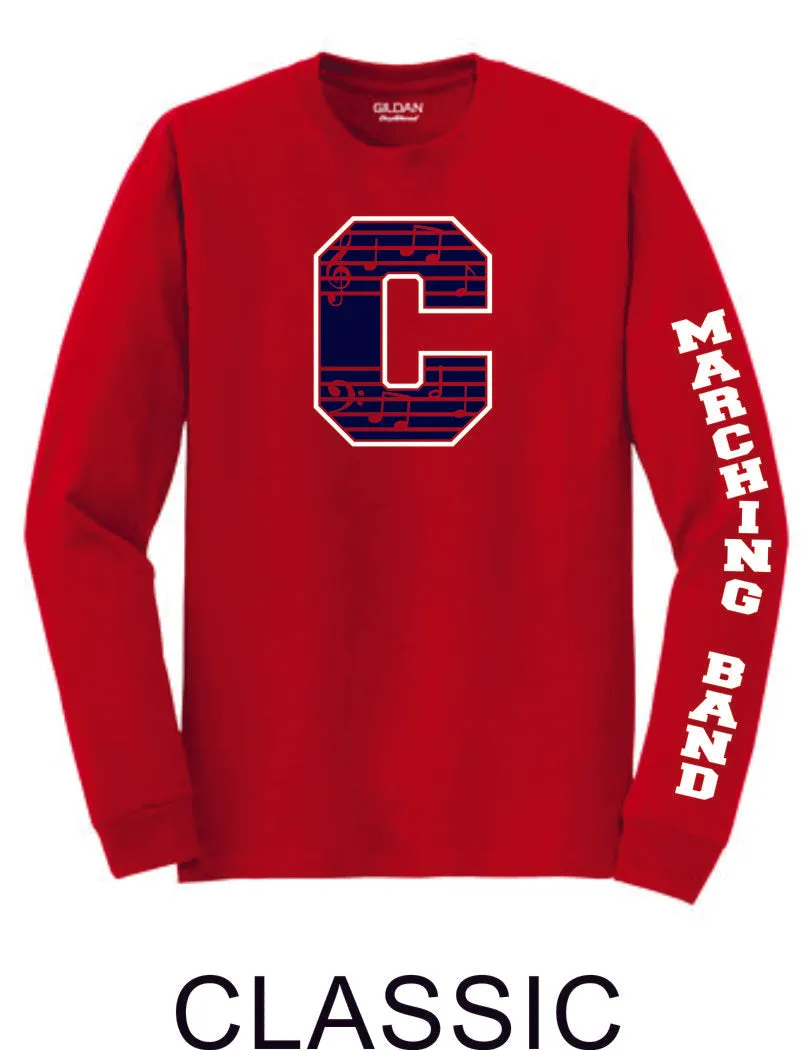 Chap Band Long Sleeve Tee - 3 designs-Matte or Glitter