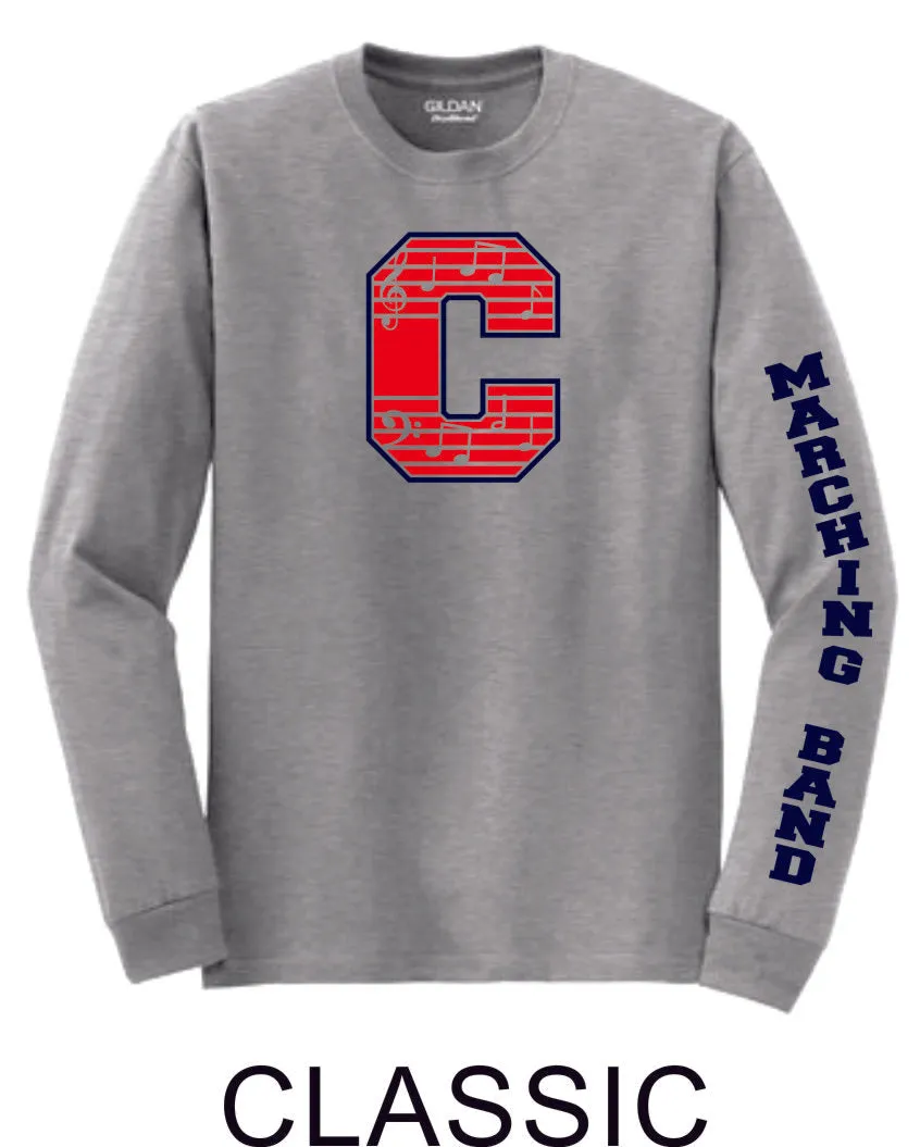 Chap Band Long Sleeve Tee - 3 designs-Matte or Glitter