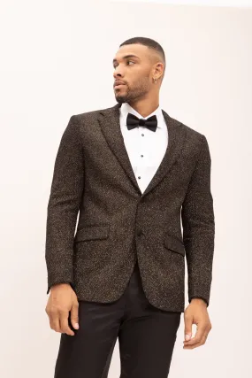 Classic Notch Lapel Dinner Jacket - Glamour Gold