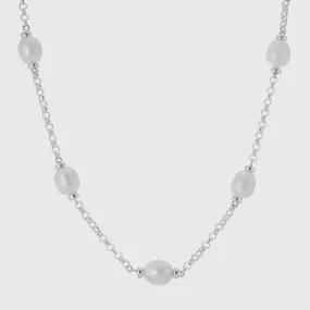 Courtfield Freshwater Pearl & Sterling Silver Necklace