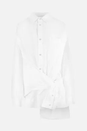 Cut-Up poplin shirt