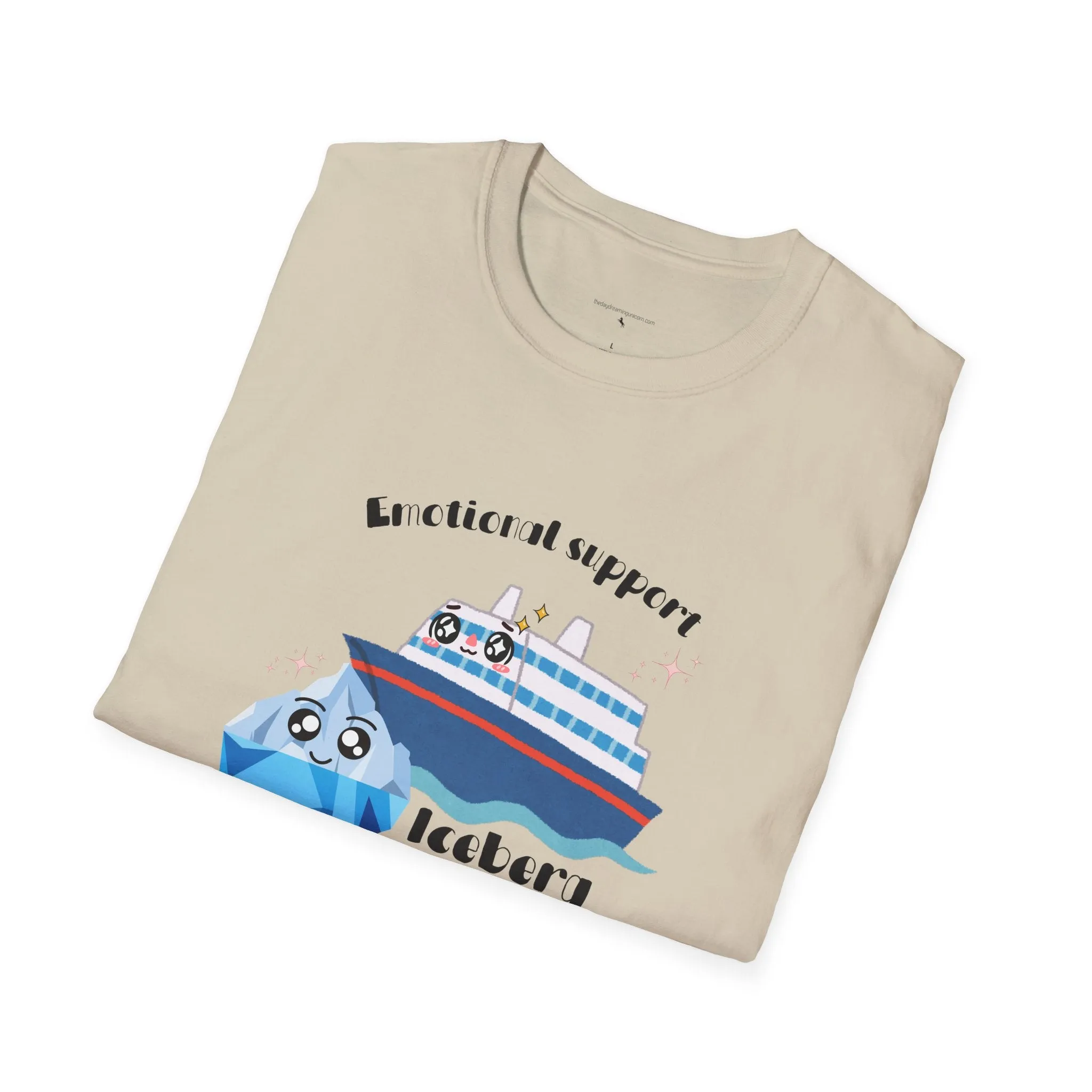 Emotional support Iceberg Unisex Softstyle T-Shirt