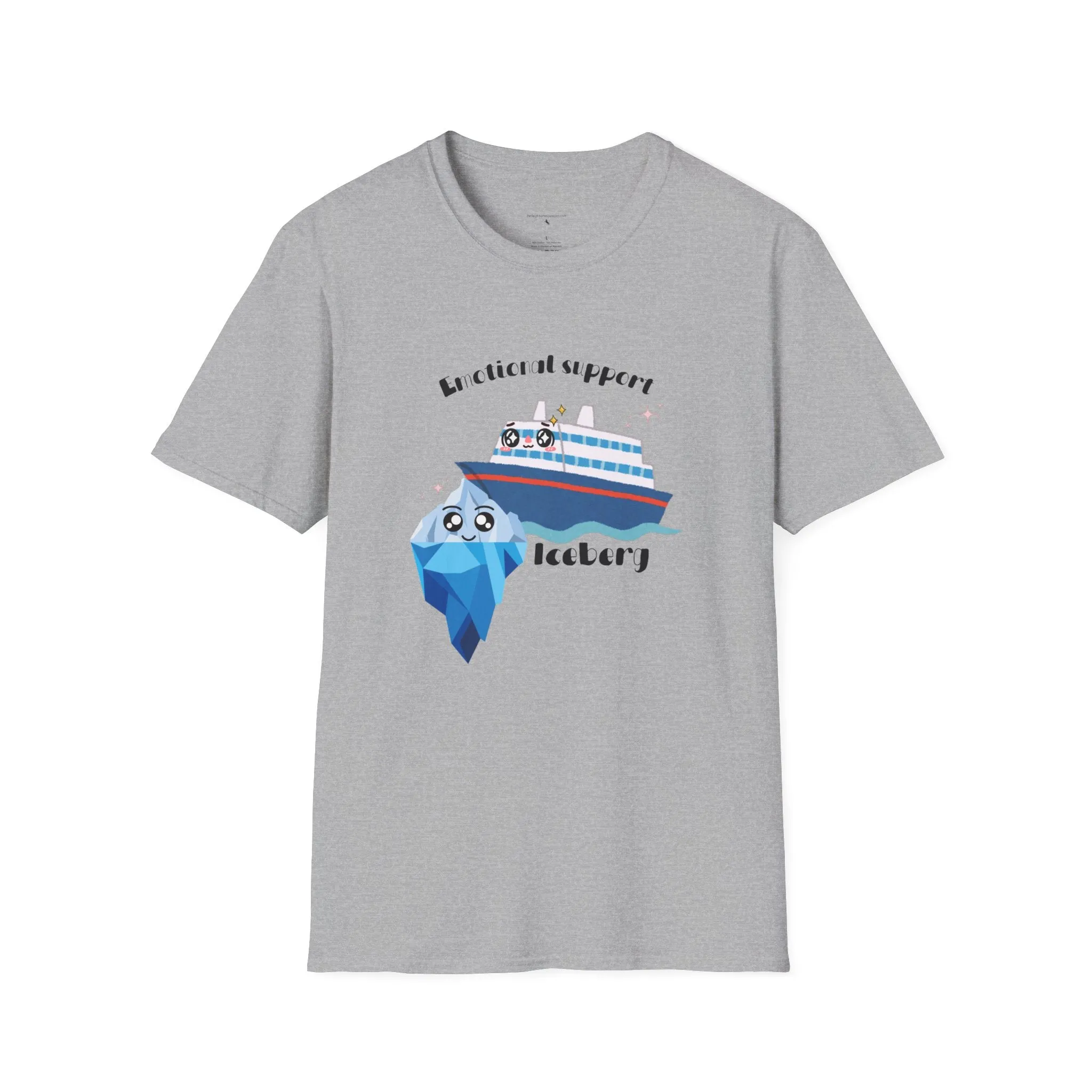 Emotional support Iceberg Unisex Softstyle T-Shirt