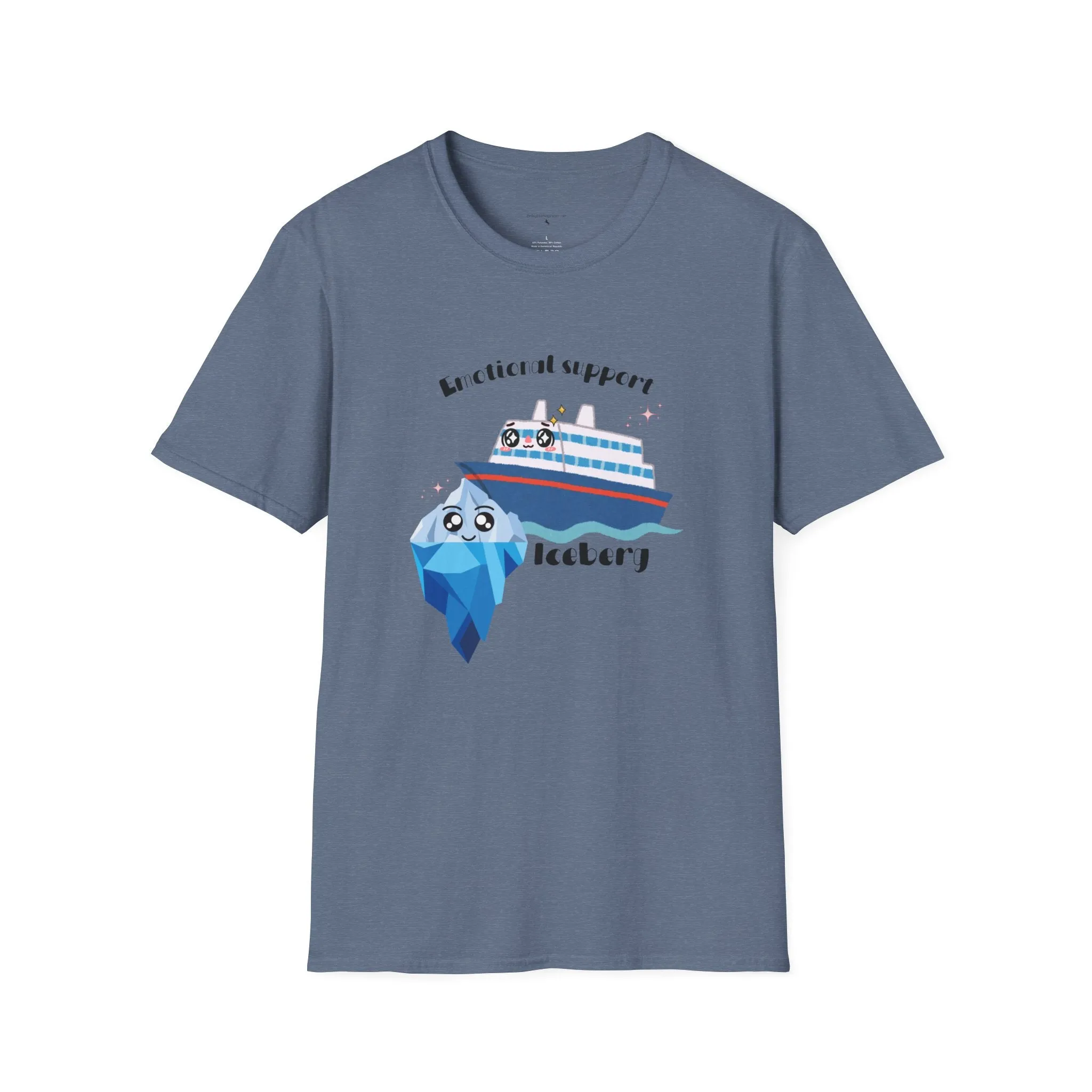 Emotional support Iceberg Unisex Softstyle T-Shirt