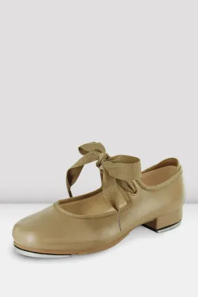 Girls Annie Tyette Tap Shoes Tan 350 by BLOCH