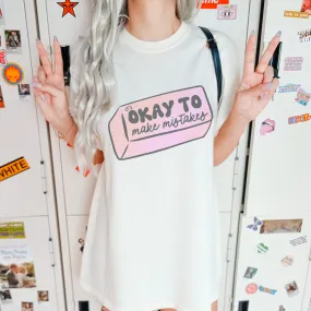 It's Okay To Make Mistakes Retro T Shirt