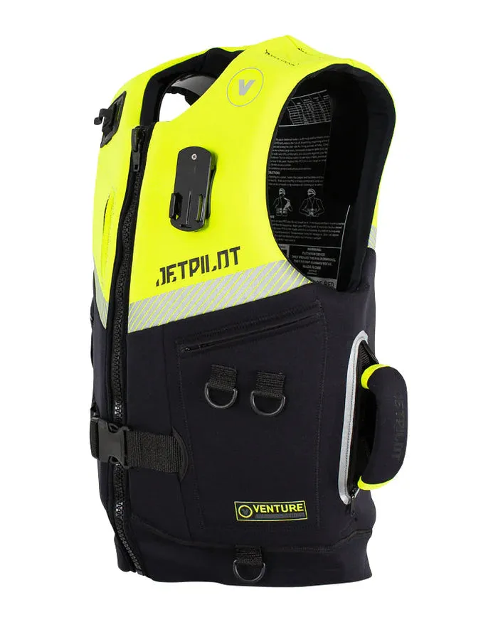 JetPilot Venture Mens Lifejacket - Black Yellow