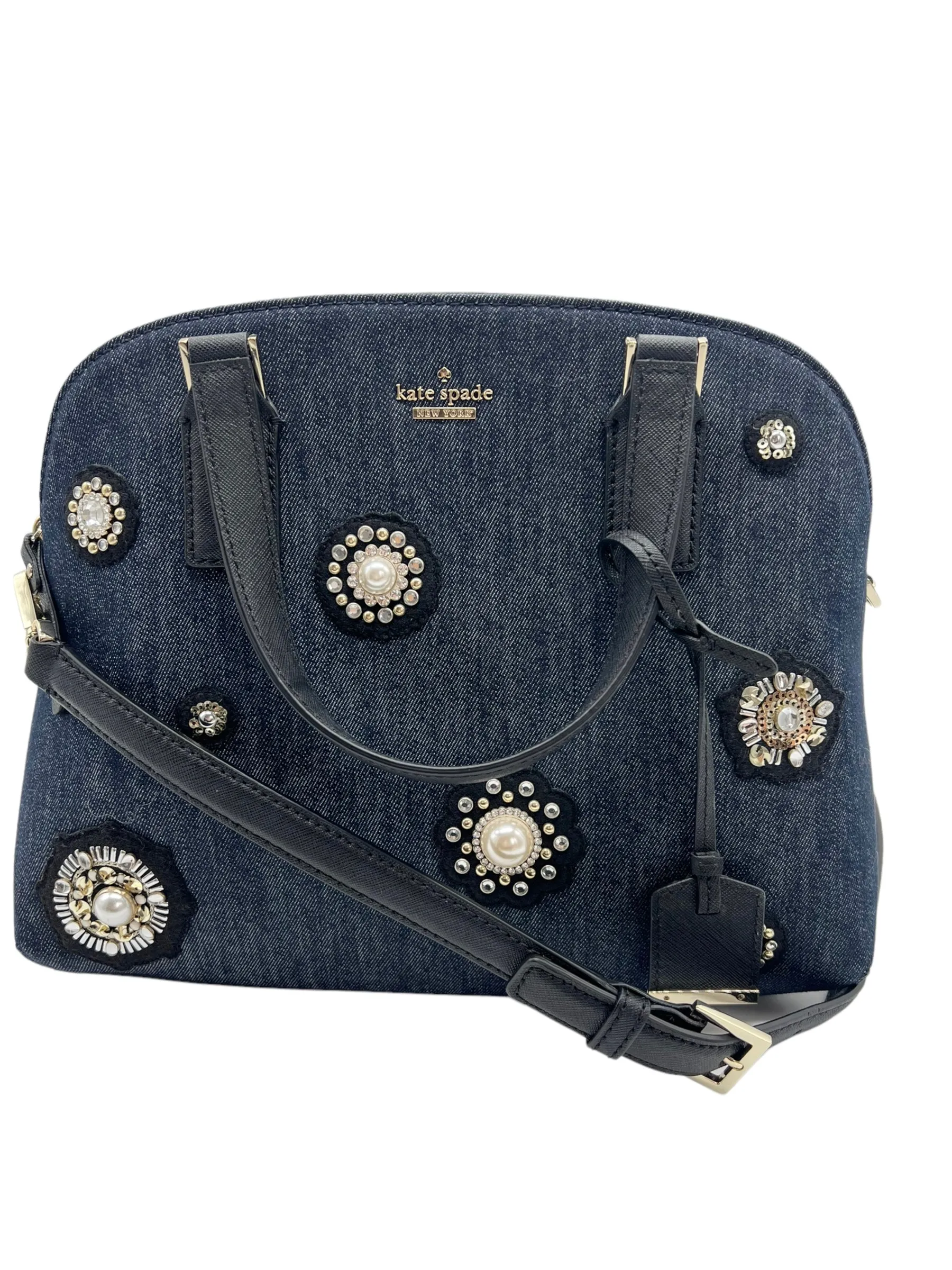 Kate Spade Cameron Street 'Lottie' Embellished Denim Bag