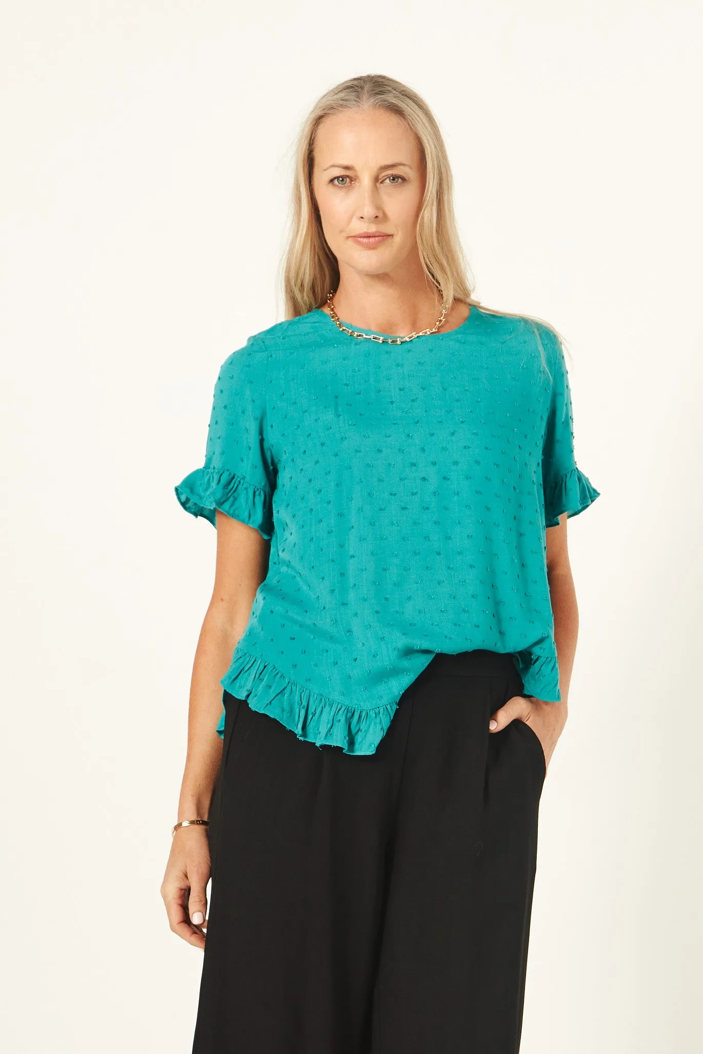 Madelaine Top Teal Preorder Early October