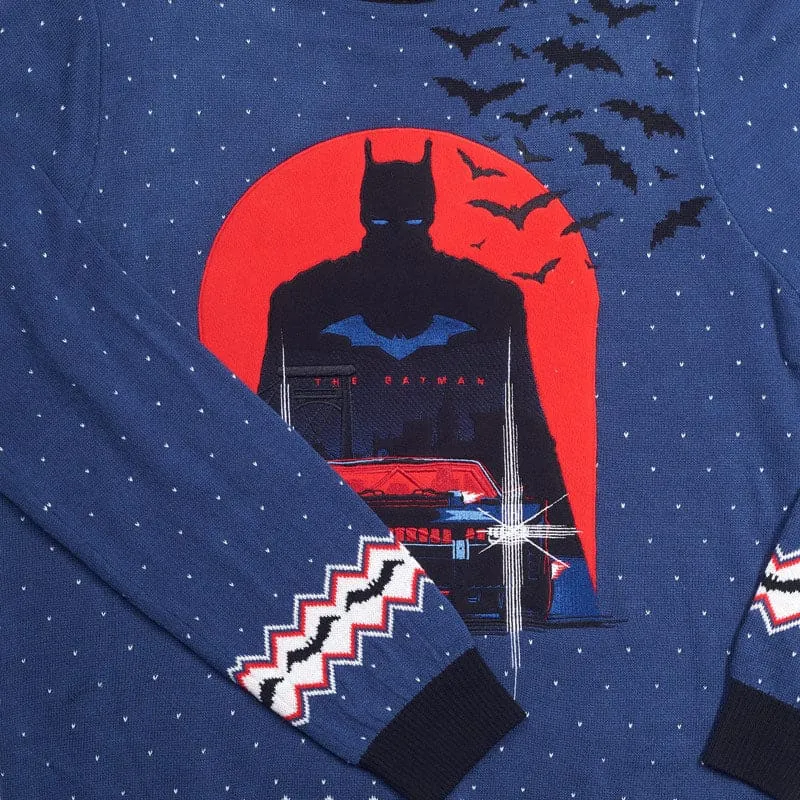 Official The Batman Winter Christmas Jumper / Ugly Sweater